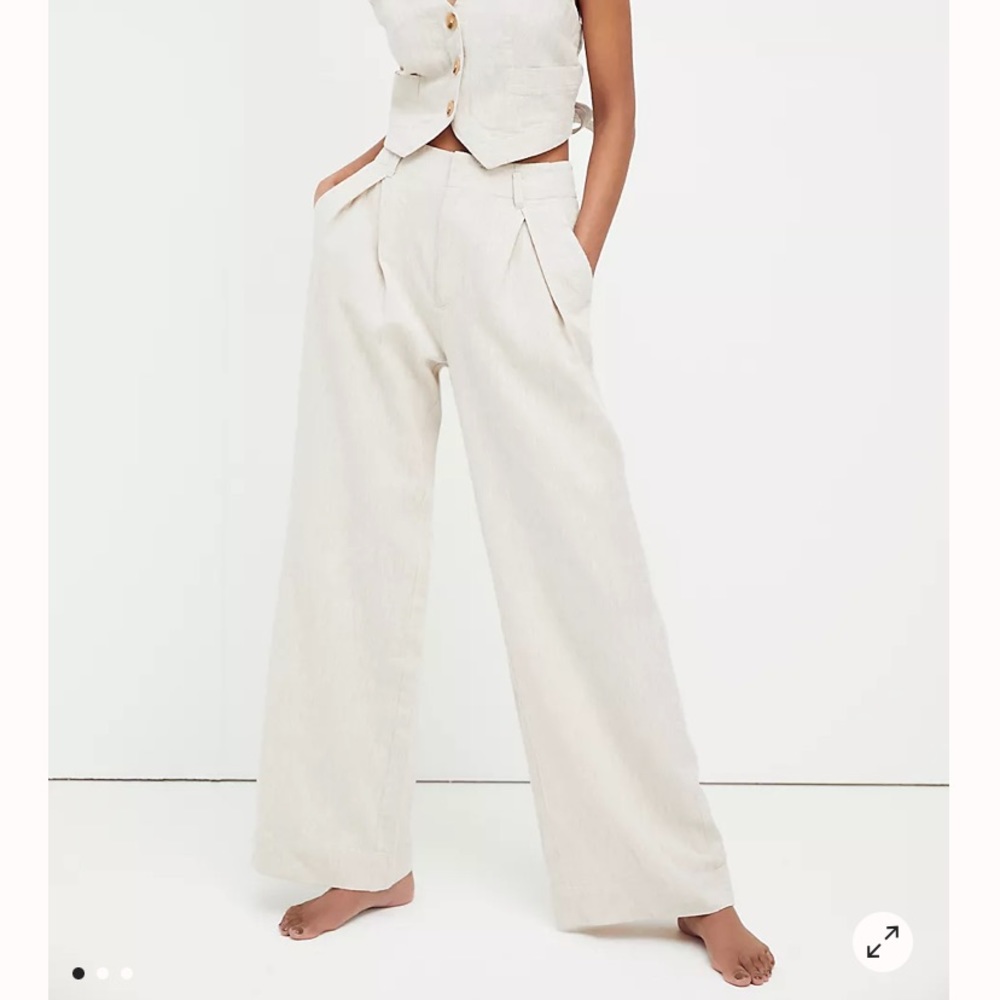 Free People - Size 6 wide leg pants
